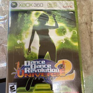 New Sealed Dance Dance Revolution Universe 2 Microsoft Xbox 360 Video Game